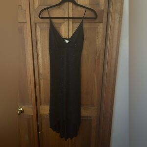 City Triangles Women’s S Y2K Early 2000s Early 00s Sparkly Strappy Black Dress